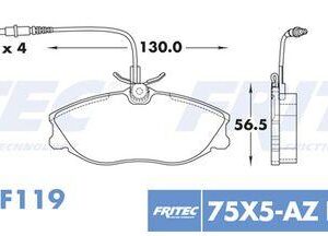 Balata Fritec SPC-75X5-AZ