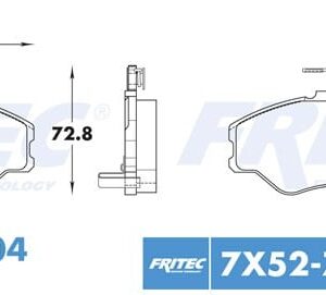 Balata Fritec SHD-7X52-Z