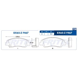 Balata Fritec SPC-8X65-Z
