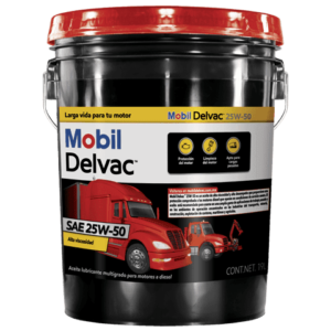 Cubeta Aceite Mobil Delvac 25W50 Diesel 19L