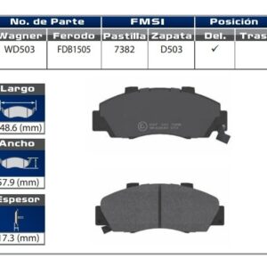 Balata Wagner 7382 WD503